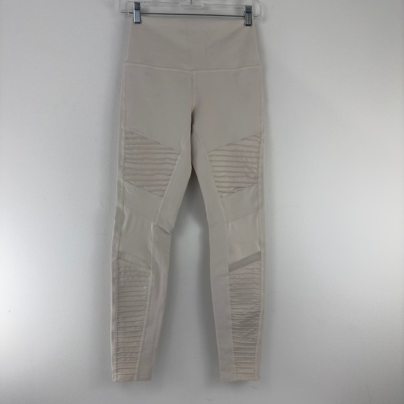 Alo Yoga High-waist‎ Moto Sport leggings with mesh panels - Picture 3 of 10